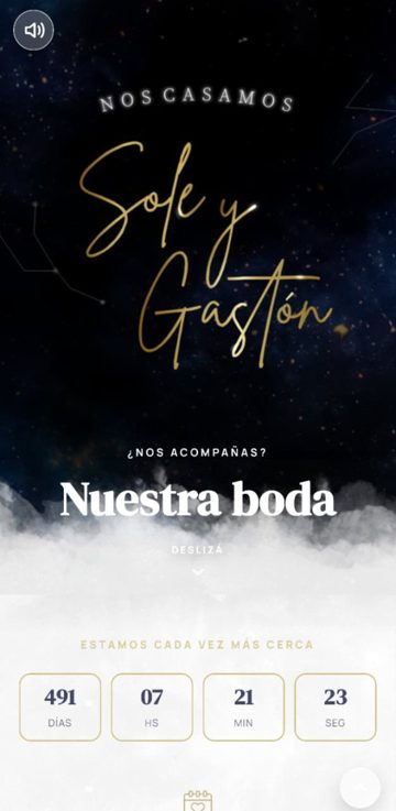 Invitación de Sole y Gastón