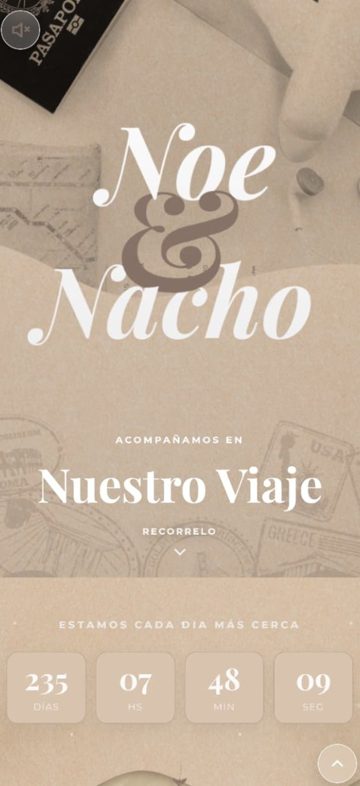 Invitación de Noe y Nacho